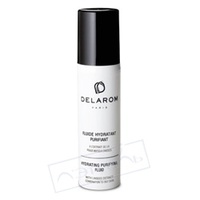 DELAROM Очищающий и увлажняющий флюид для лица с экстрактом льна для комбинированной и жирной кожи 50 мл