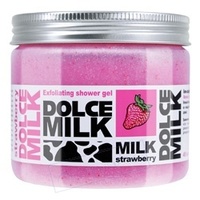 DOLCE MILK Гель-скраб для душа Молоко и Земляника 400 мл