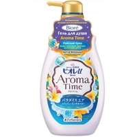 BIORE Гель для душа AROMA TIME Райский Бриз 360 мл (запасной блок)