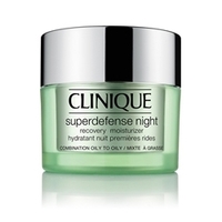 CLINIQUE Ночной восстанавливающий увлажняющий крем Superdefense Night Recovery Moisturizer для жирной и склонной к жирности кожи 50 мл