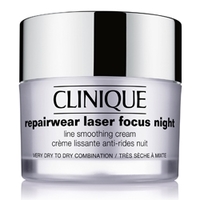 CLINIQUE Ночной разглаживающий крем Repairwear Laser Focus для сухой и комбинированной кожи, склонной к сухости 50 мл
