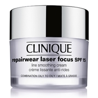 CLINIQUE Дневной разглаживающий крем с SPF 15 Repairwear Laser Focus для комбинированной, склонной к жирности и жирной кожи 50 мл