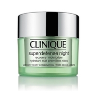 CLINIQUE Ночной восстанавливающий увлажняющий крем Superdefense Night Recovery Moisturizer для сухой и склонной к сухости кожи 50 мл
