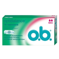 O.B. Тампоны optiBalance Мини 16 шт.