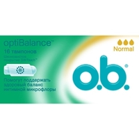 O.B. Тампоны optiBalance Нормал 8 шт.