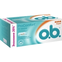 O.B. Тампоны ProComfort Super 32 шт.