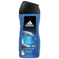 ADIDAS Гель для душа для тела и волос для мужчин UEFA Champions League Star Edition 250 мл