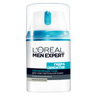 L`OREAL Увлажняющий уход Гидра Сенситив для мужчин 50 мл