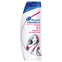 HEAD &amp; SHOULDERS Шампунь 2в1 против перхоти Гладкие и шелковистые 400 мл