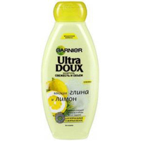 GARNIER Шампунь Лимон и глина Ultra Doux для жирных и нормальных волос 400 мл