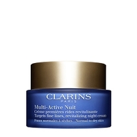 CLARINS Ночной крем для предотвращения первых возрастных изменений с обновляющим действием для нормальной и сухой кожи MULTI-ACTIVE 50 мл
