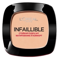 LOREAL Стойкая матирующая пудра Infaillible 24ч № 245 Теплый песочный L`Oreal Paris