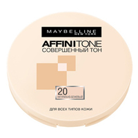 MAYBELLINE Пудра для лица Affinitone № 03 светло-бежевый