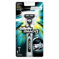GILLETTE Бритва MACH3 с 1 сменной кассетой Станок + 1 кассета