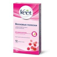 VEET Восковые полоски для депиляции для нормальной кожи 12 шт.