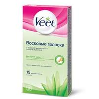 VEET Восковые полоски для депиляции для сухой кожи 12 шт.
