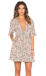 Платье солнцеклёш с короткими рукавами-доломан - Lucca Couture