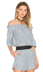 Топ short sleeve off the shoulder - Ganni