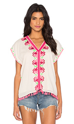 Топ embroidered boho gypsy - Maison Scotch