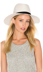 Шляпа федора camellia wide brimmed classic - Janessa Leone