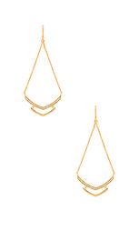 Серьги с блестящими подвесами cress - gorjana