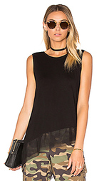 Майка sheer hem - BCBGMAXAZRIA