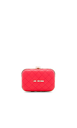 Клатч-коробка quilted - Love Moschino