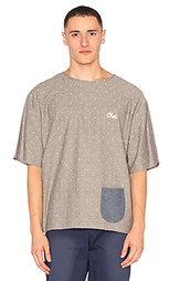 Свободная футболка в горошек с логотипом - CLOT