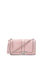 Сумка через плечо chevron quilted love - Rebecca Minkoff
