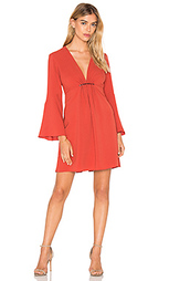 Deep v bell sleeve dress - Halston Heritage