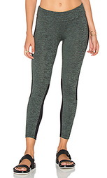 Sport cropped mesh panel legging - Lanston