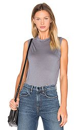 Расклешенная майка с высоким воротом - T by Alexander Wang