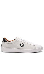 Сникерсы с верхом из кожи и сеточки spencer - Fred Perry