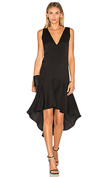 Deep v flounce dress - MILLY