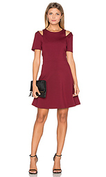 Cut out shoulder fit &amp; flare dress - 1. STATE