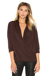 Criss cross wrap tee - David Lerner