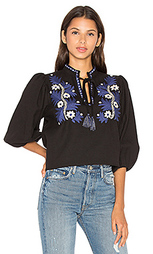 Two tone floral top - SUNO
