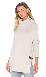 Cowl neck side buckle sweater - Autumn Cashmere