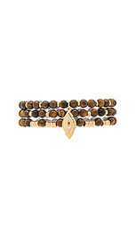 Wood bead bracelets - Ettika