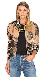 Banana leaf varsity jacket - OFF-WHITE