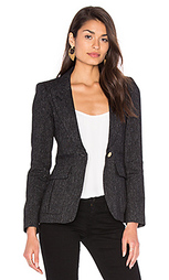 Peaked lapel inverted pleat pocket blazer - Smythe