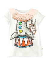 Kids arlow circus sea lion tee - Stella McCartney