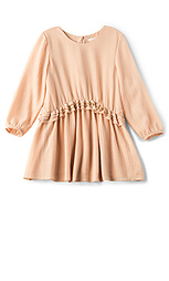 Kids couture crepe stud dress - Chloe Chloé