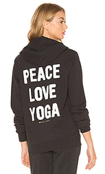 Худи peace love &amp; yoga - Spiritual Gangster