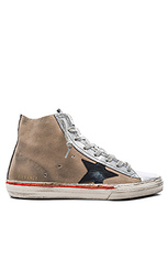 Замшевые сникерсы francy - Golden Goose