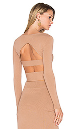 Укороченный топ с длинным рукавом compact - KENDALL + KYLIE