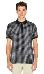 Square jacquard pique shirt - Fred Perry x Raf Simons