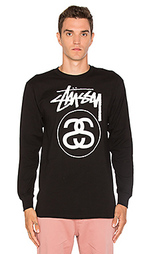 Футболка с длинным рукавом stock link - Stussy