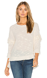 Drop shoulder fringe sweater - maven west