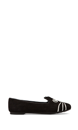 Лоуферы rue из замши с акцентом на металлик - Marc by Marc Jacobs